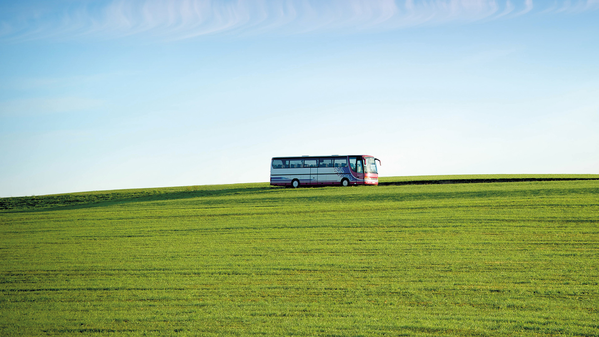 Reisebusgruppe zu Gast auf dem Geierhof